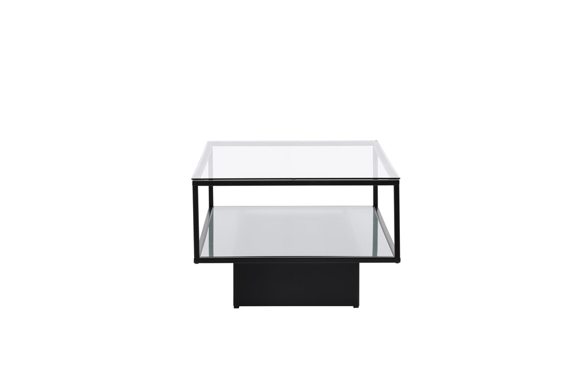 Mesa de centro transparente 37,5 x 60 x 130 cm