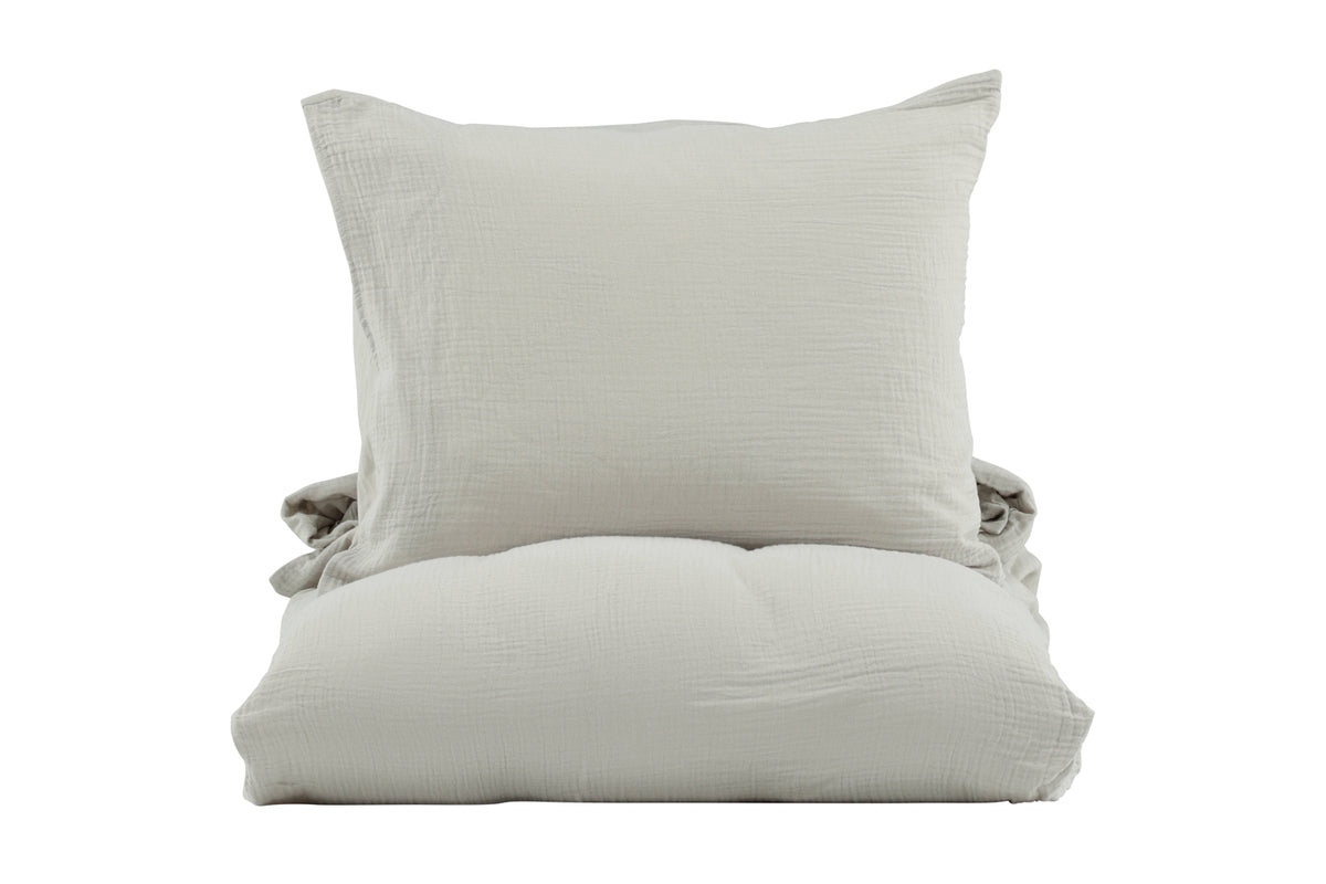 MILA Duvet cover set Light grey