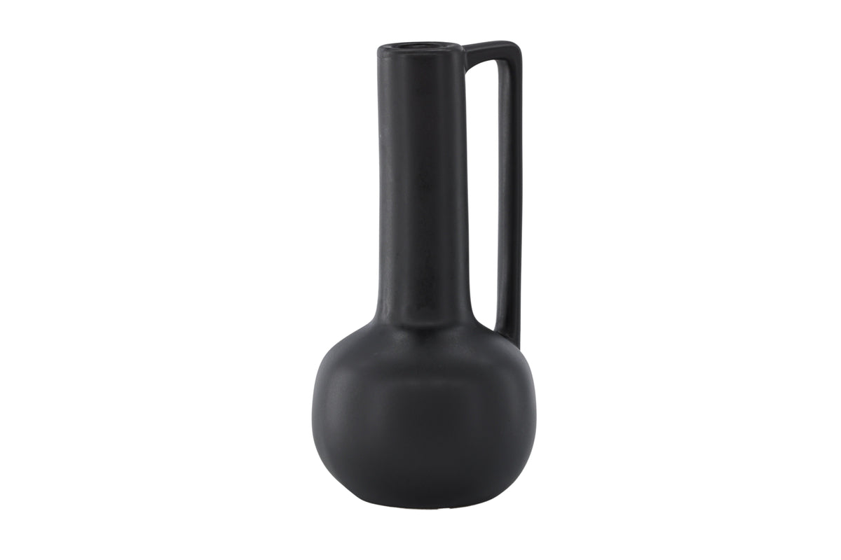 PURE Jarrón Ø18 negro