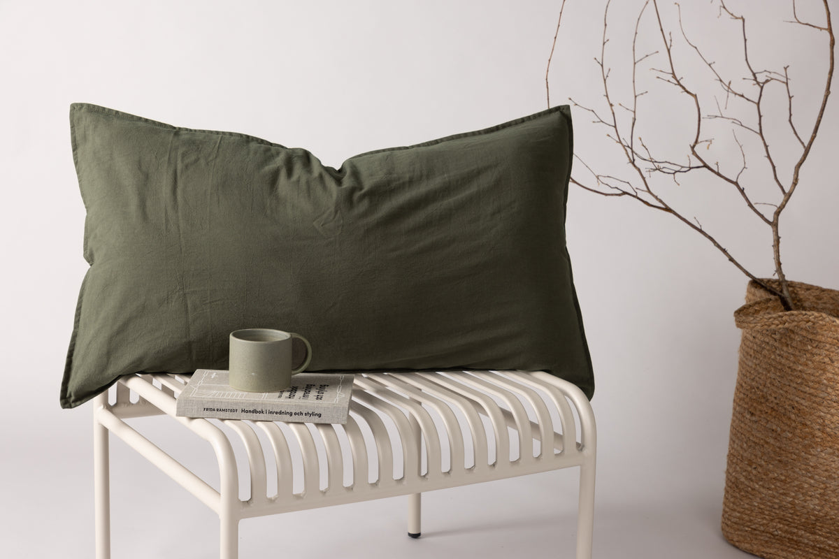 RONJA Pillowcase 50x90 Green