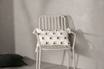 MILLIE Funda de cojín 30x50 Blanco