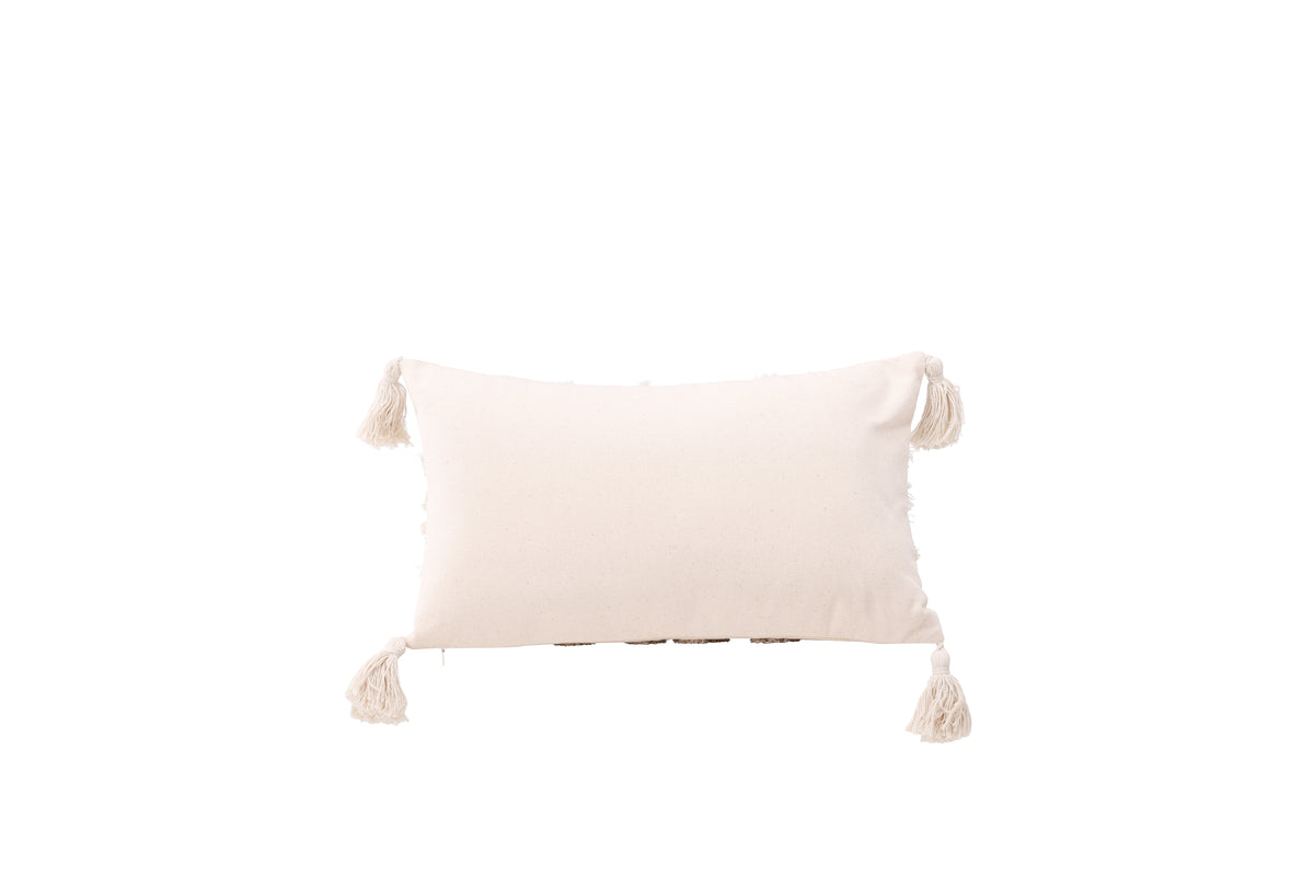 WILDA Funda de cojín 30x50 Blanco roto