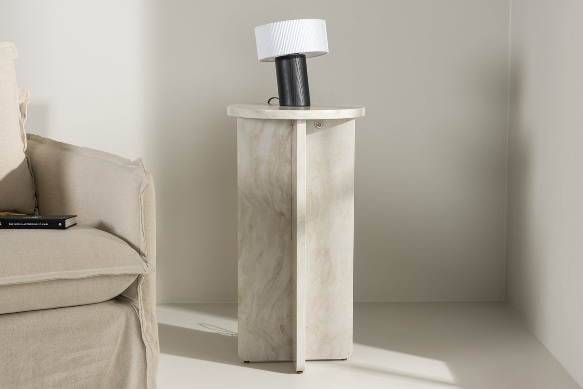 ÅLESUND Mesa auxiliar ⌀40 Beige