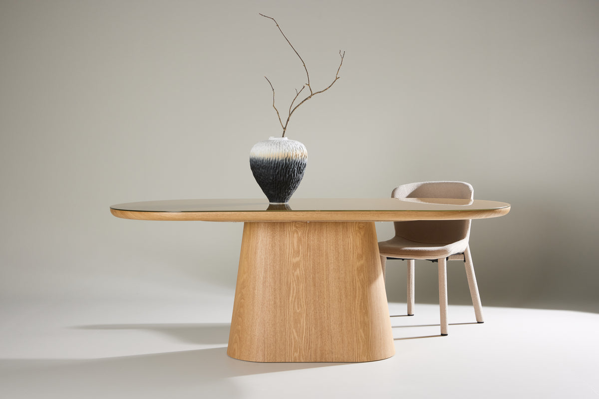 ELM Ovalt Matbord 200 x 90