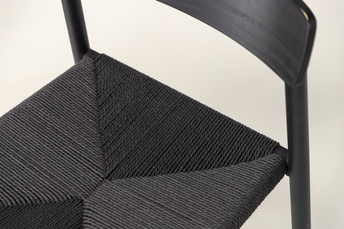 MALMÖN Sillas de comedor Negro
