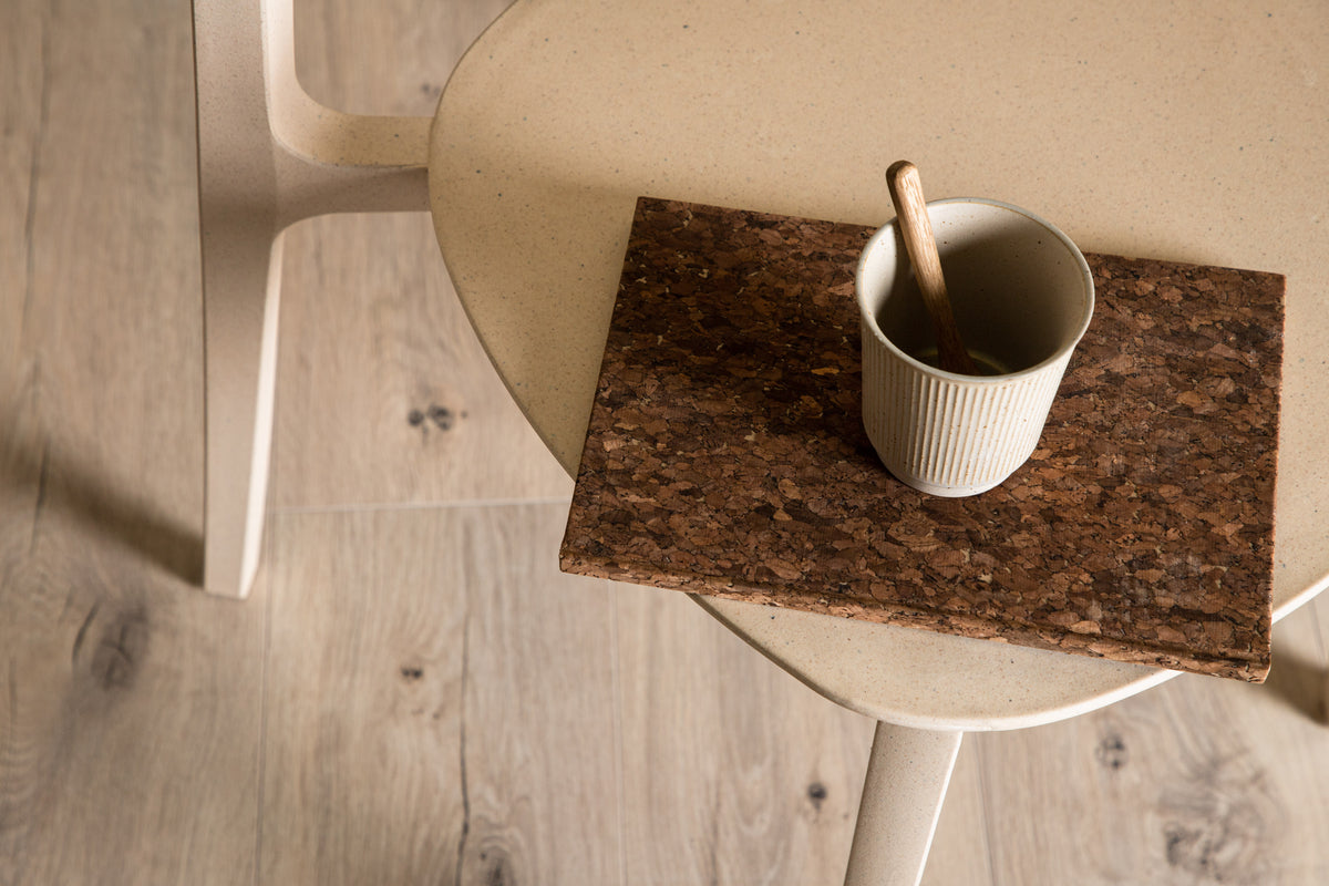 Sillas de comedor HIKARI, paquete de 2, color beige