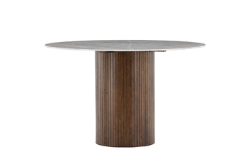 Mesa de comedor SERENTITY ø120 ante