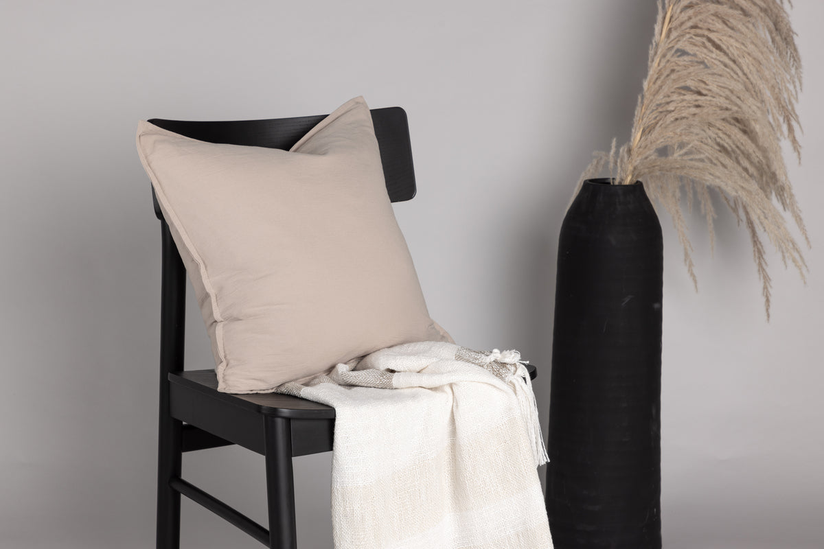 RONJA Funda cojín 45 X 45 beige cálido