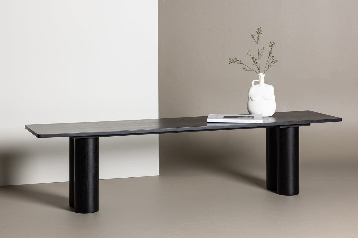 Banco ROOT 180x40x45 Cm negro