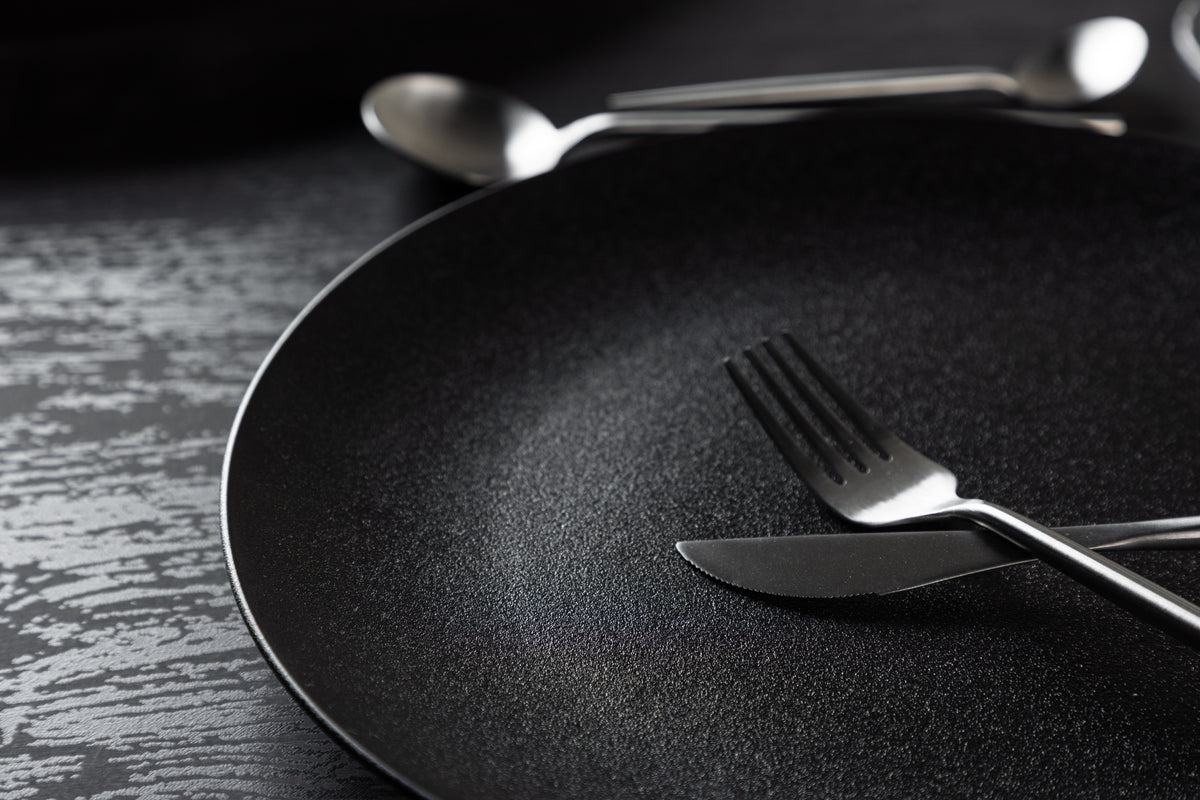 Platos WABI SABI Ø26 Pack de 2 Negro