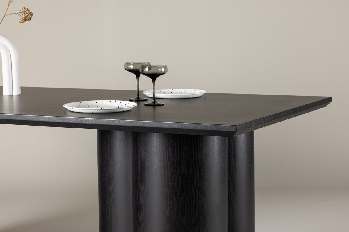 Mesa de comedor ROOT 220x100cm negra