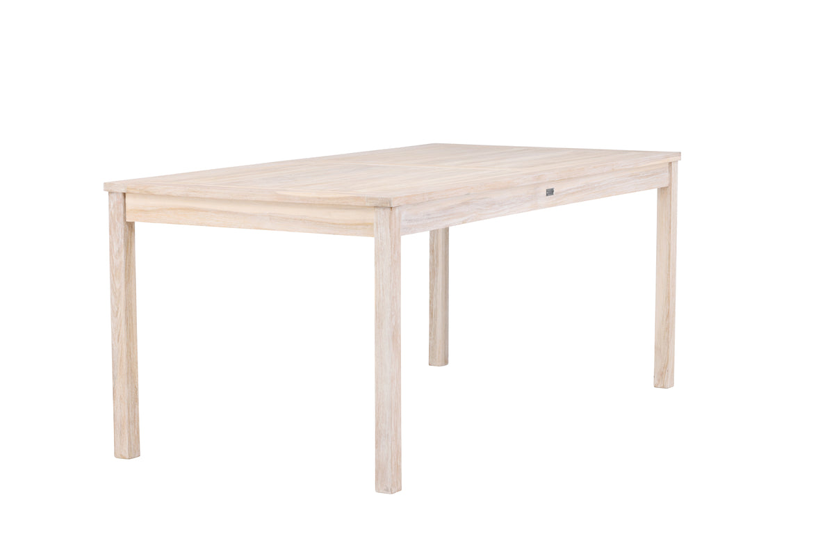 Nordhavn matbord 180x90cm vitputsad