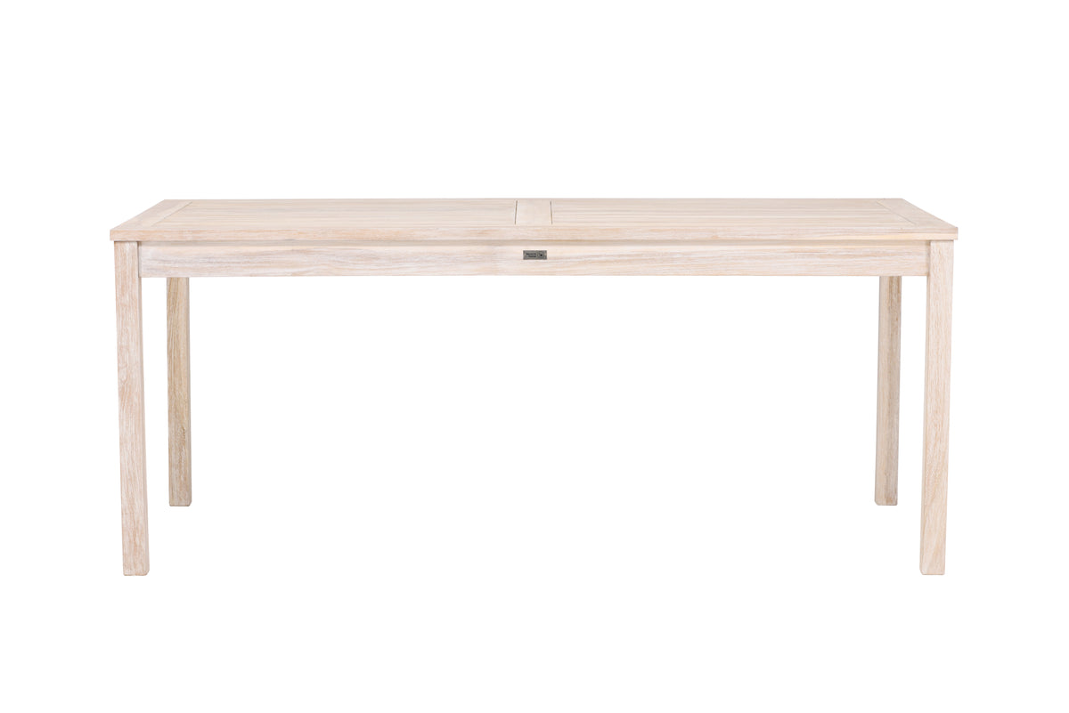 Nordhavn matbord 180x90cm vitputsad