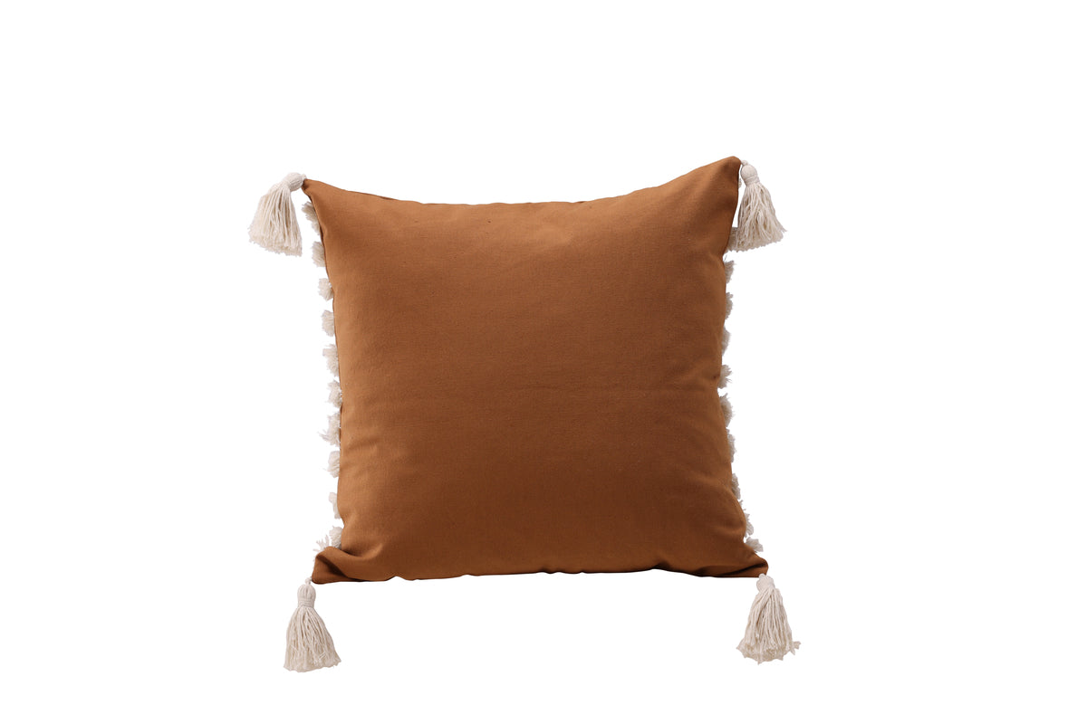 ELINA Funda cojín 45 X 45 Marrón