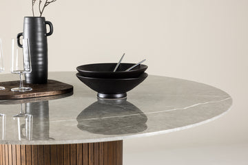 Mesa de comedor SERENTITY ø120 ante