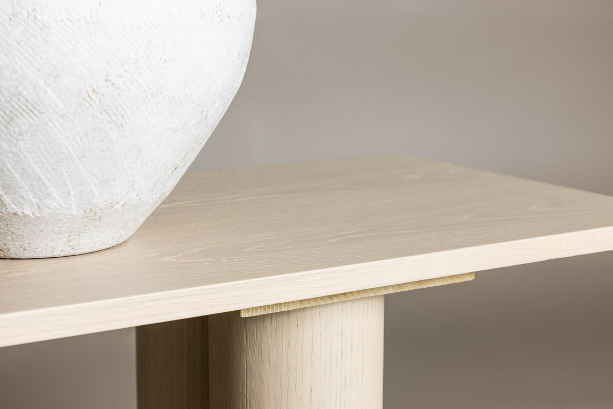 Banco ROOT 180x40x45 Cm Enlucido blanco