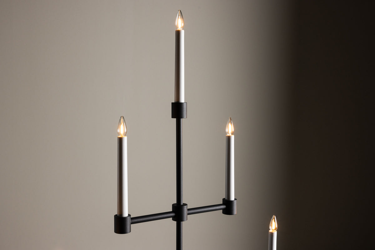 AVOARIZ Portavelas de Adviento negro