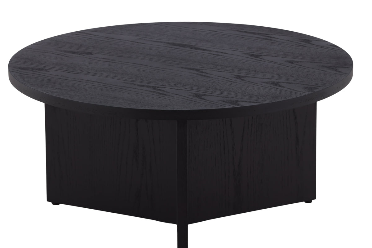 SALTÖ Coffee table ⌀85 Black