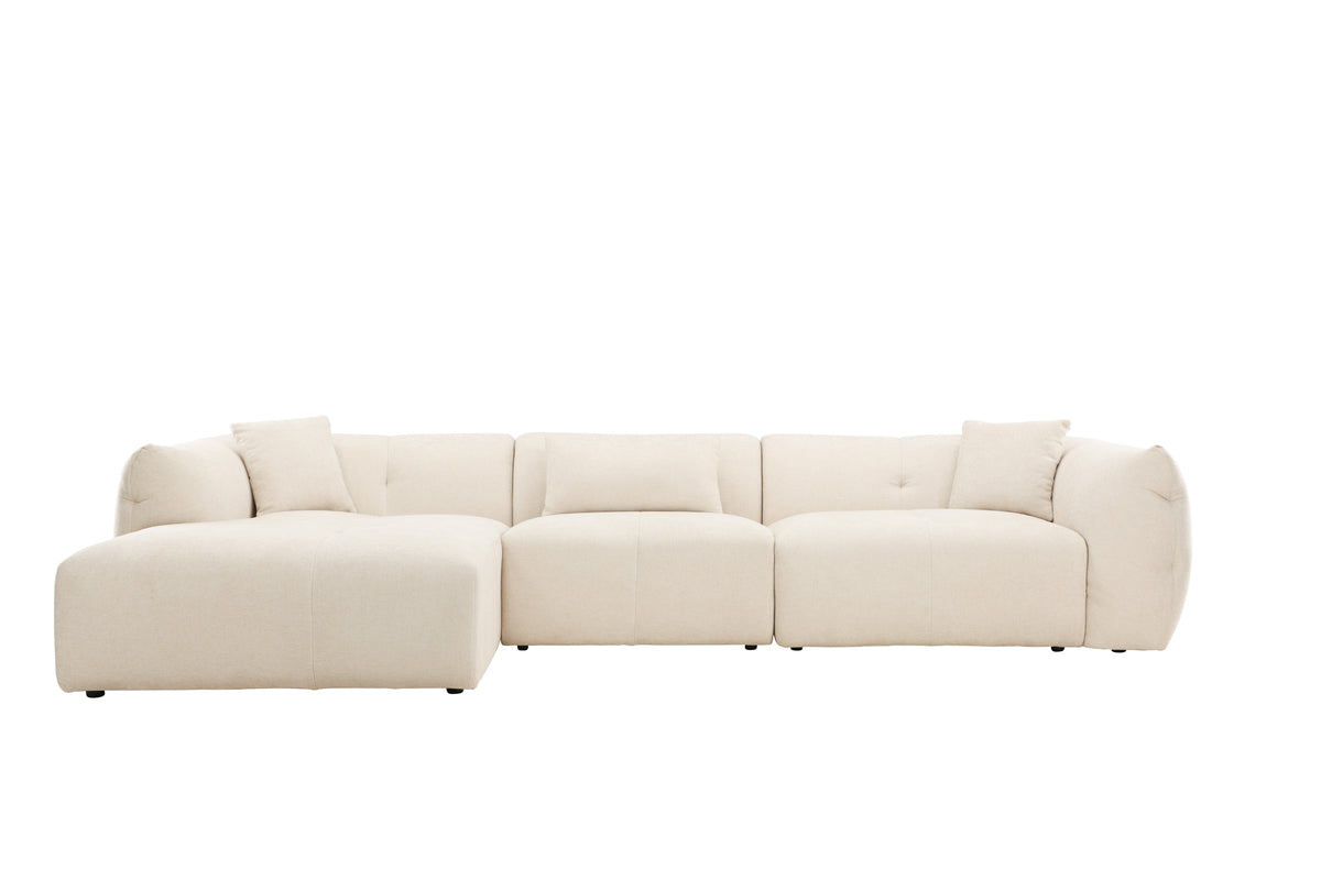 HERA loungesoffa beige 358 cm