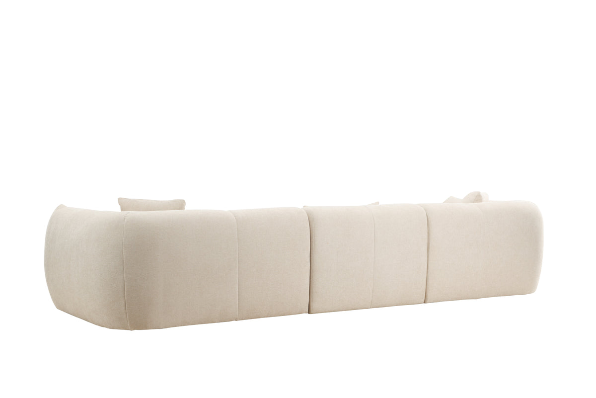 HERA loungesoffa beige 358 cm