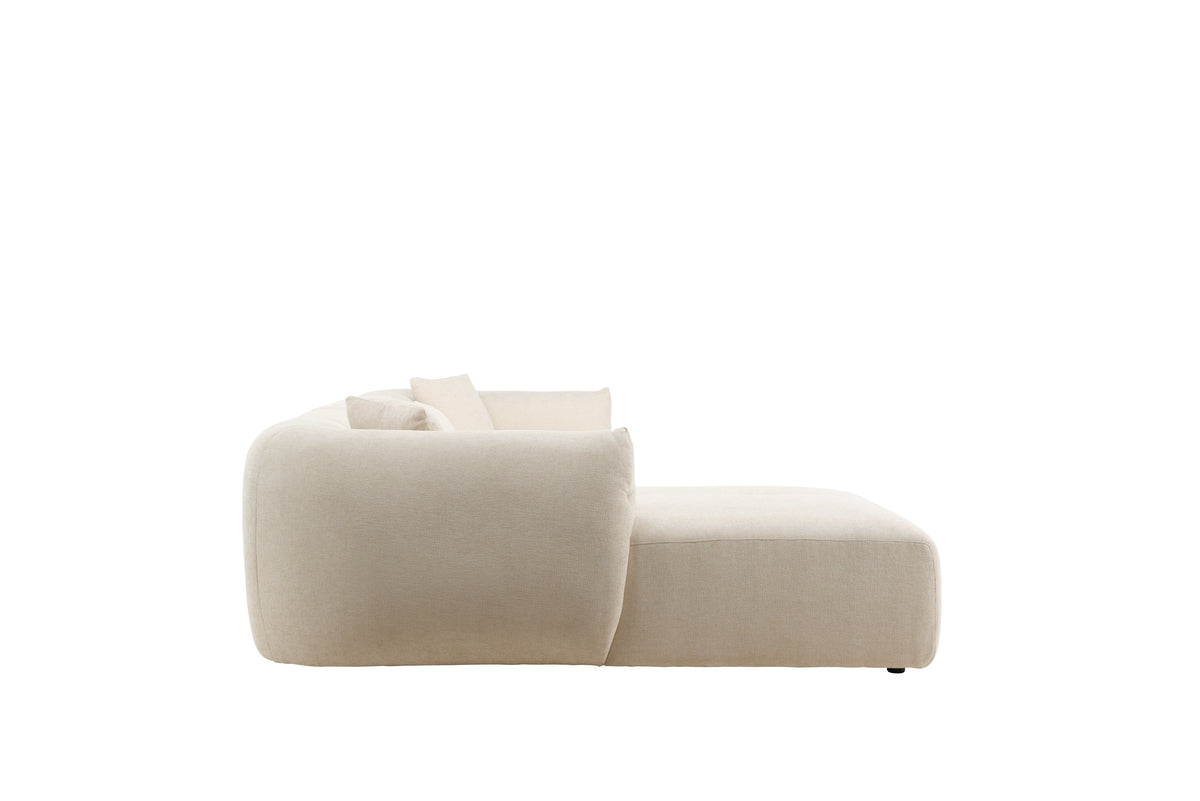 HERA loungesoffa beige 358 cm