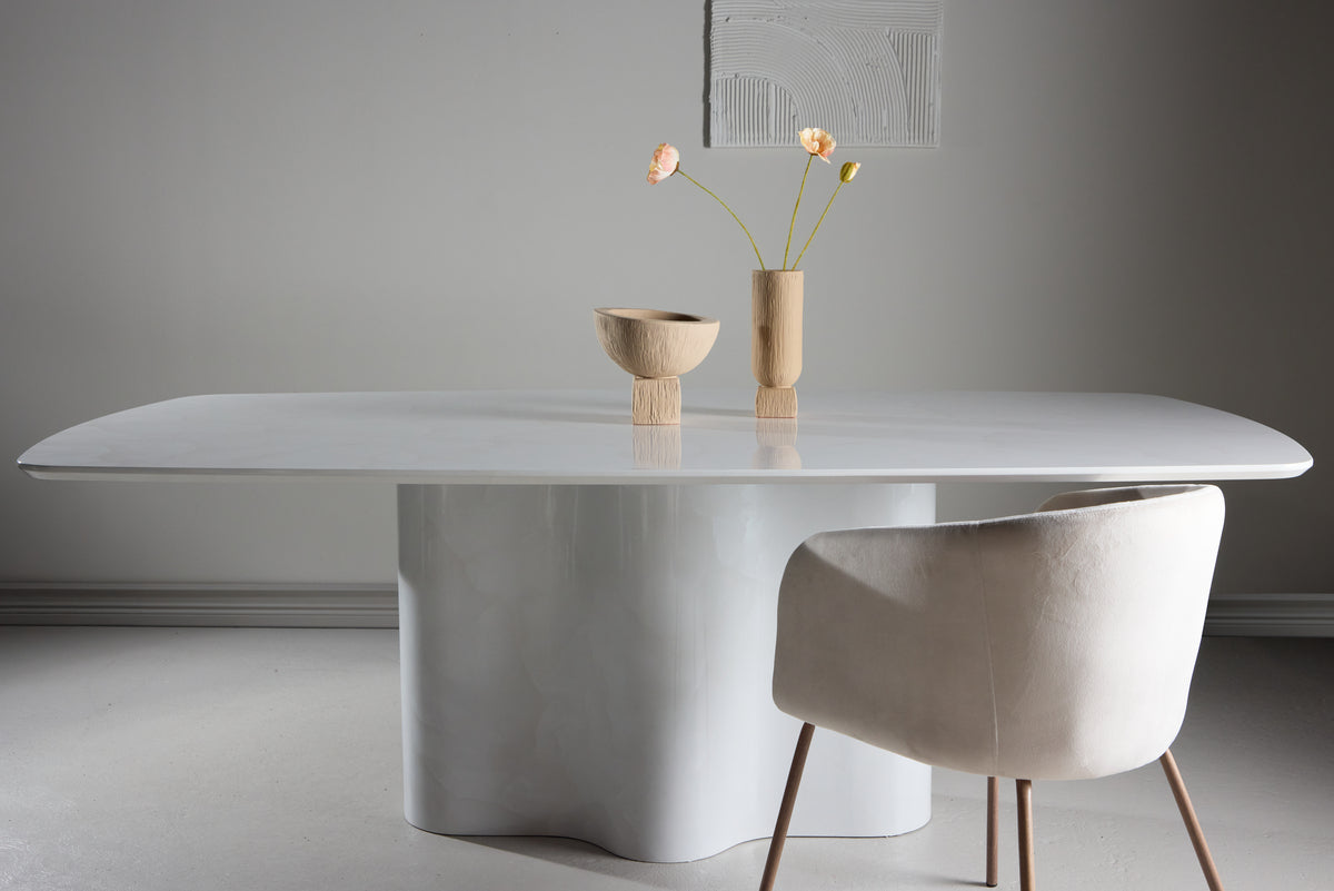 Tide matbord 220 X 110 Vit