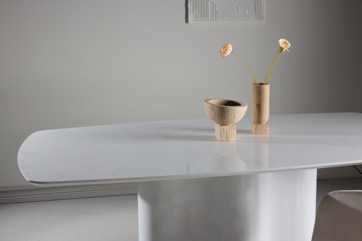 Tide matbord 220 X 110 Vit